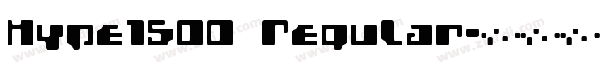 Hype1500  Regular字体转换